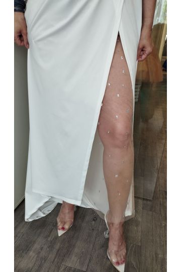 Dámské společenské dlouhé šaty ZARA ivory