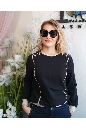 Dámská černá mikina Elian