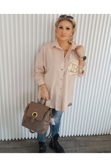 Dámský batoh Alya v hnědé barvě značky Laura Biaggi