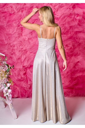 Dámské společenské dlouhé šaty GORSET LUX ZLATÝ