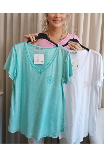 Dámské bavlněné tričko Eli s krátkým rukávem