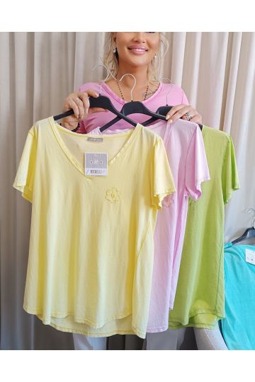 Dámské bavlněné tričko Eli s krátkým rukávem