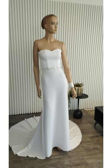 Dámské svatební bílé šaty SVĚTLANA