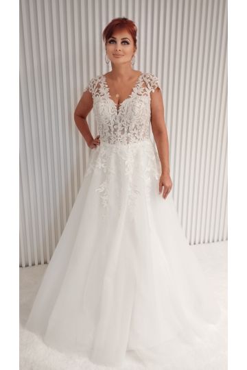 Dámské svatební ivory šaty MILA značky DUBER