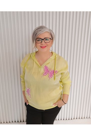 Dámská halenka s kapucí Kaja ve více barvách