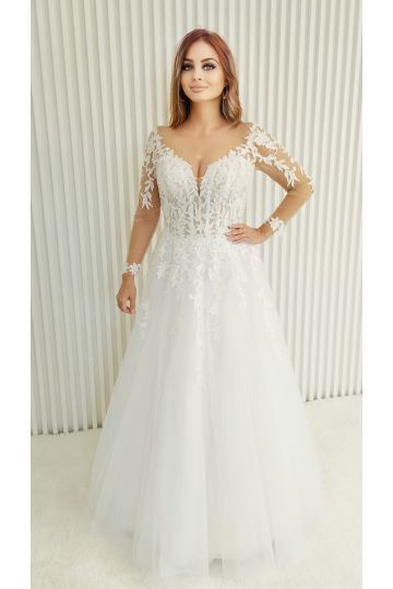 Dámské svatební bílé šaty...