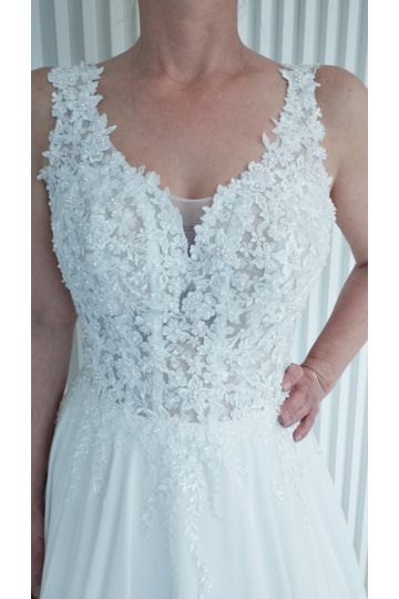 Dámské svatební bílé šaty JULIE značky DUBER