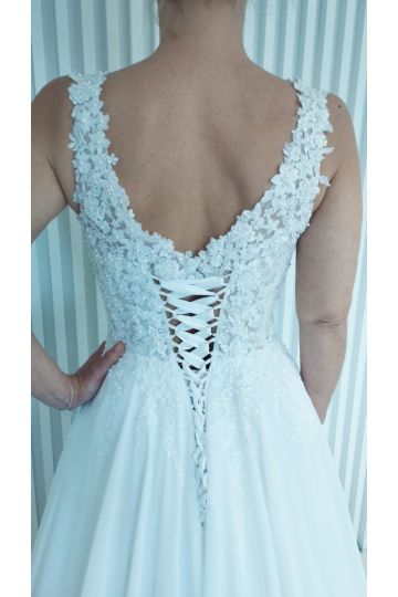 Dámské svatební bílé šaty JULIE značky DUBER