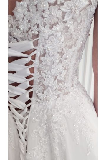 Dámské svatební bílé šaty JULIE značky DUBER