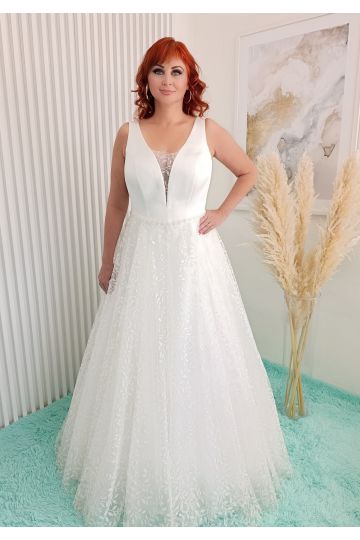 Dámské svatební ivory šaty Scarlet značky DUBER