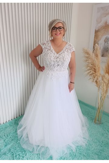 Dámské svatební bílé šaty TANJA značky DUBER