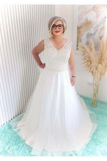 Dámské svatební ivory šaty JANA