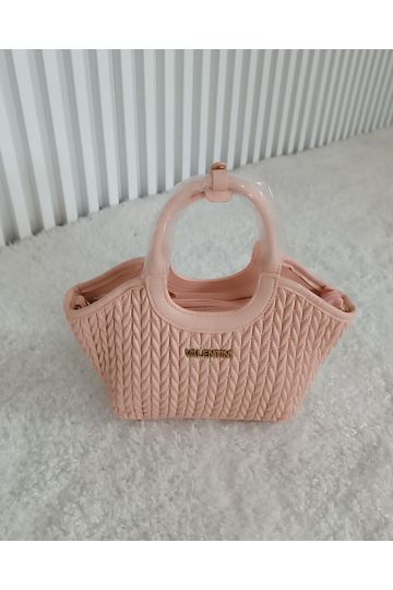 Dámská elegantní růžová kabelka Radana  menších rozměrů značka Valentini