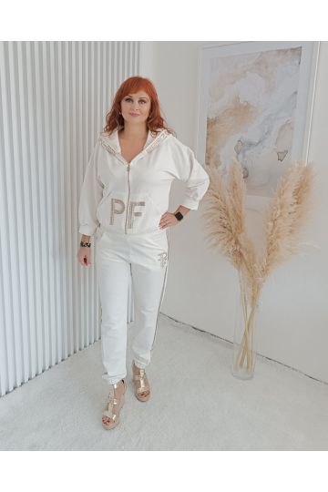 Dámská bílá  souprava Bondy 1 značky Paparazzi Fashion