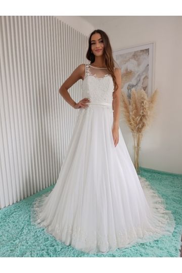 Dámské svatební šaty IVETA francouzské značky CYMBELINE