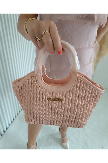 Dámská elegantní růžová kabelka Radana  menších rozměrů značka Valentini