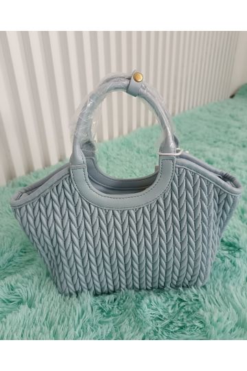 Dámská elegantní pastelově modrá kabelka Radana  menších rozměrů značka Valentini