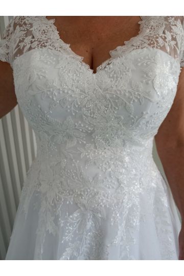 Dámské svatební dlouhé bílé šaty NINA značky NATALI