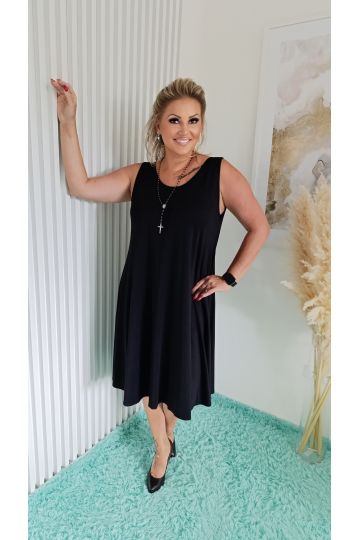 Dámské klasické malé černé šaty Viena pro každou příležitost, italského stylu