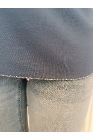 Dámské tričko Lea s dlouhým rukávem a stříbrnými lemy ve třech barvách