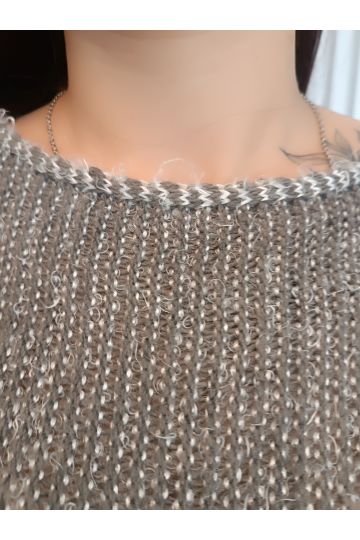 Dámský pletený svetr Amy s ležérním střihem, dovoz Itálie