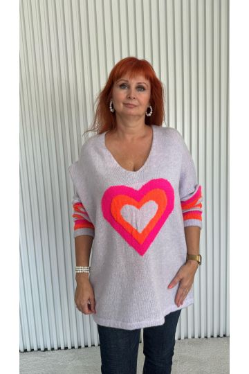 Dámský oversize svetr Pavla v různých barevných kombinacích