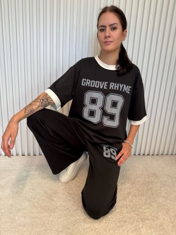 Dámská stylová tepláková souprava Mariana, s krátkým rukávem ve třech barvách