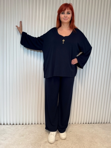 Dámský oversize modrý komplet Ada značky Paparazzi Fashion