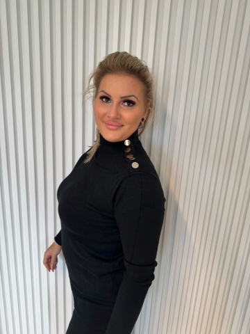 Dámské dlouhé úpletové šaty Reha v různých barvách