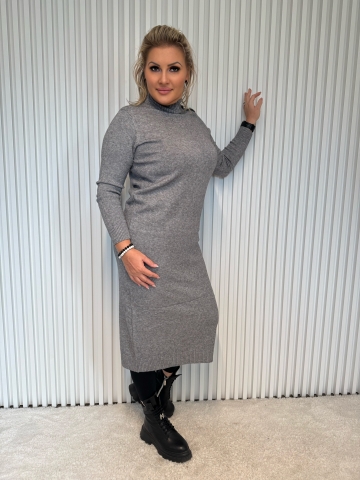 Dámské dlouhé úpletové šaty Reha v různých barvách