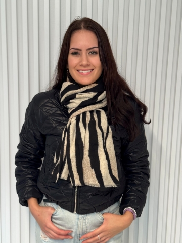 Stylová dámská šála se zvířecím vzorem, ve dvou barvách