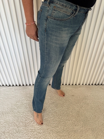 Dámské úzké modré džíny Tara větší velikosti