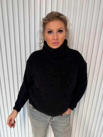 Dámský luxusní černý rolák Bebe