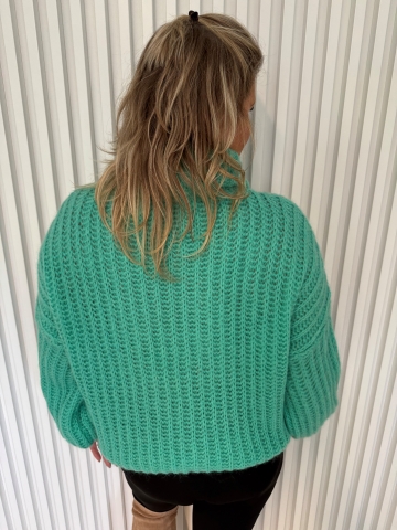 Dámský tyrkysový rolák Jana