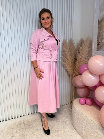 Dámská růžová souprava Carol značky Paparazzi Fashion