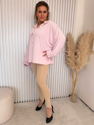 Dámské elegantní legíny kaliopky Pedro v mocca barvě na pásek pod chodidlem