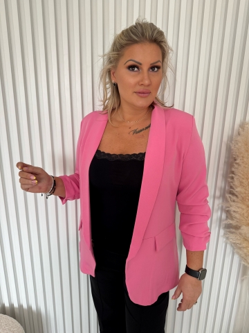 Dámské elegantní tmavě růžové sako Kopretina