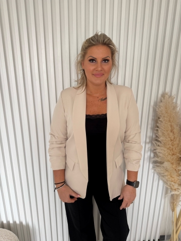 Dámské elegantní béžové sako Kopretina