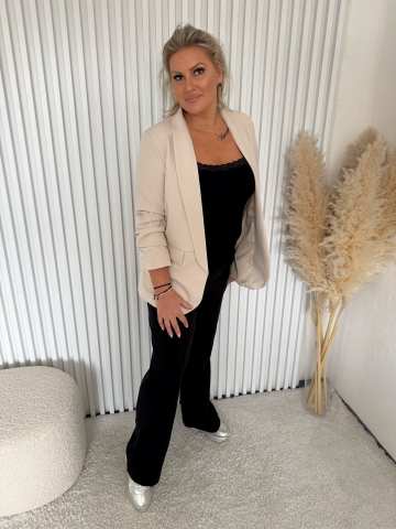 Dámské elegantní béžové sako Kopretina