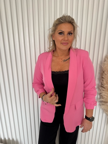 Dámské elegantní tmavě růžové sako Kopretina