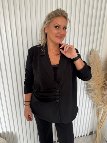 Dámské elegantní černé sako Sun pro baculky