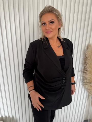 Dámské elegantní černé sako Sun pro baculky