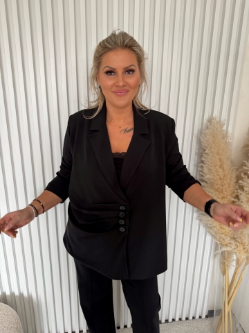 Dámské elegantní černé sako Sun pro baculky