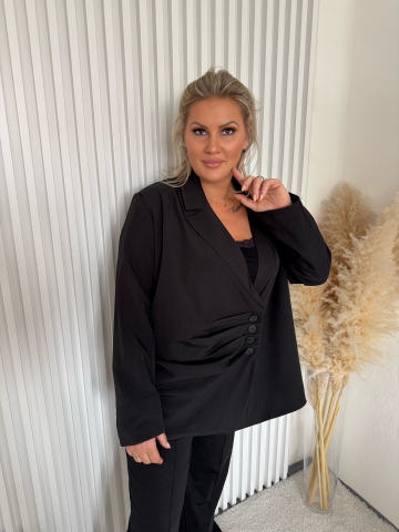Dámské elegantní černé sako Sun pro baculky