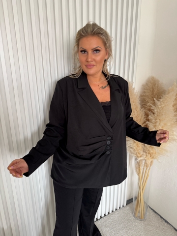 Dámské elegantní černé sako Sun pro baculky