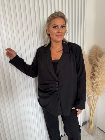 Dámské elegantní černé sako Sun pro baculky