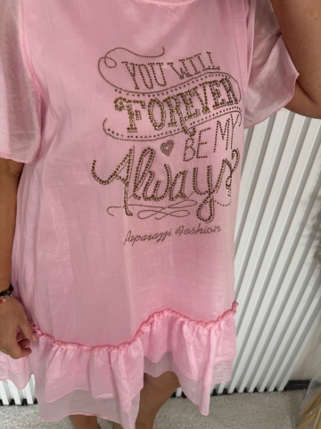 Dámské letní šaty Santorino v růžové barvě značky Paparazzi Fashion