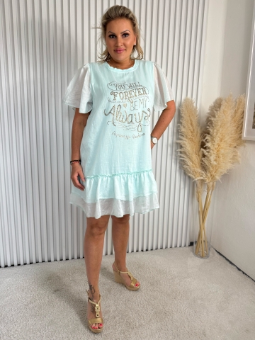 Dámské letní šaty Santorino v mint barvě značky Paparazzi Fashion