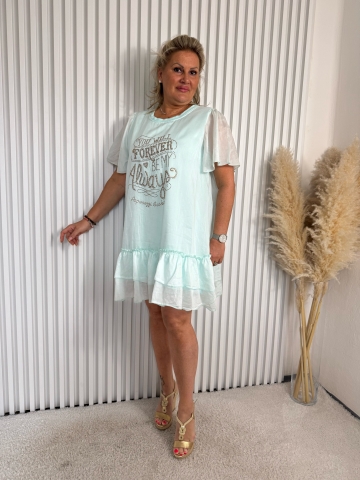 Dámské letní šaty Santorino v mint barvě značky Paparazzi Fashion