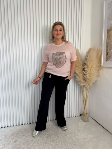 Dámský růžový mohérový svetřík Lima Paparazzi Fashion